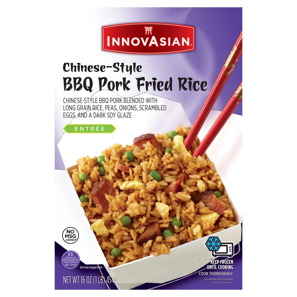 slide 3 of 9, InnovAsian BBQ Pork Fried Rice, 16 oz