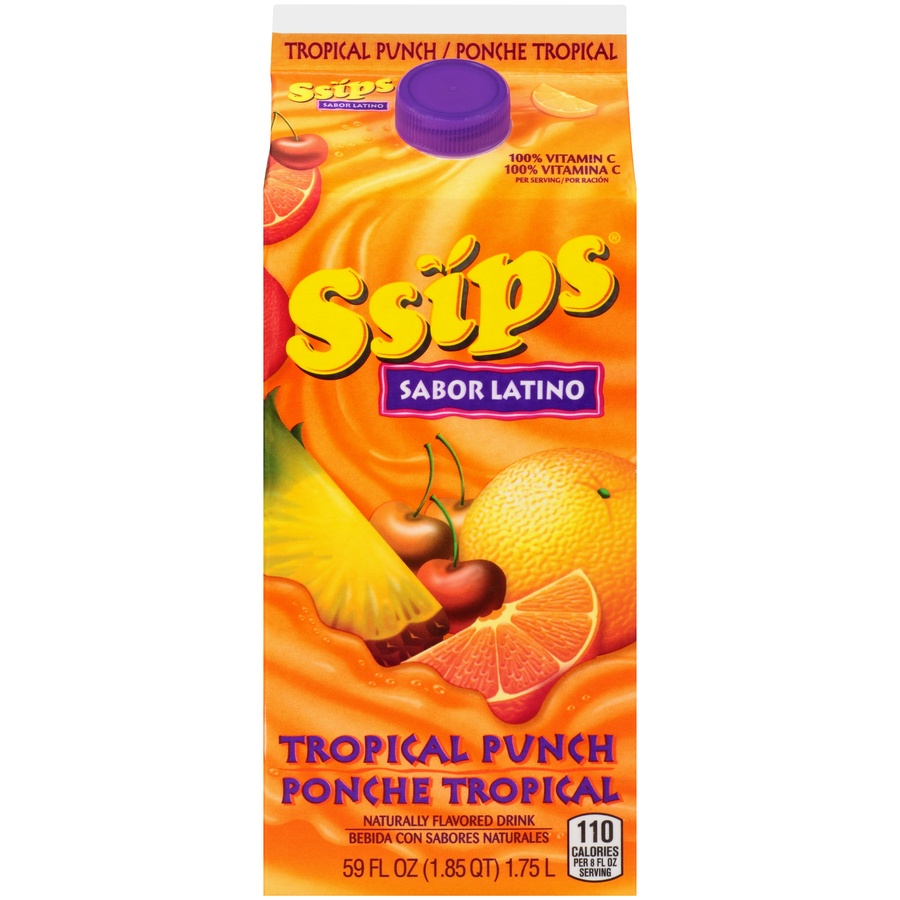 slide 1 of 1, Ssips Sabor Trop Pnch, 59 fl oz