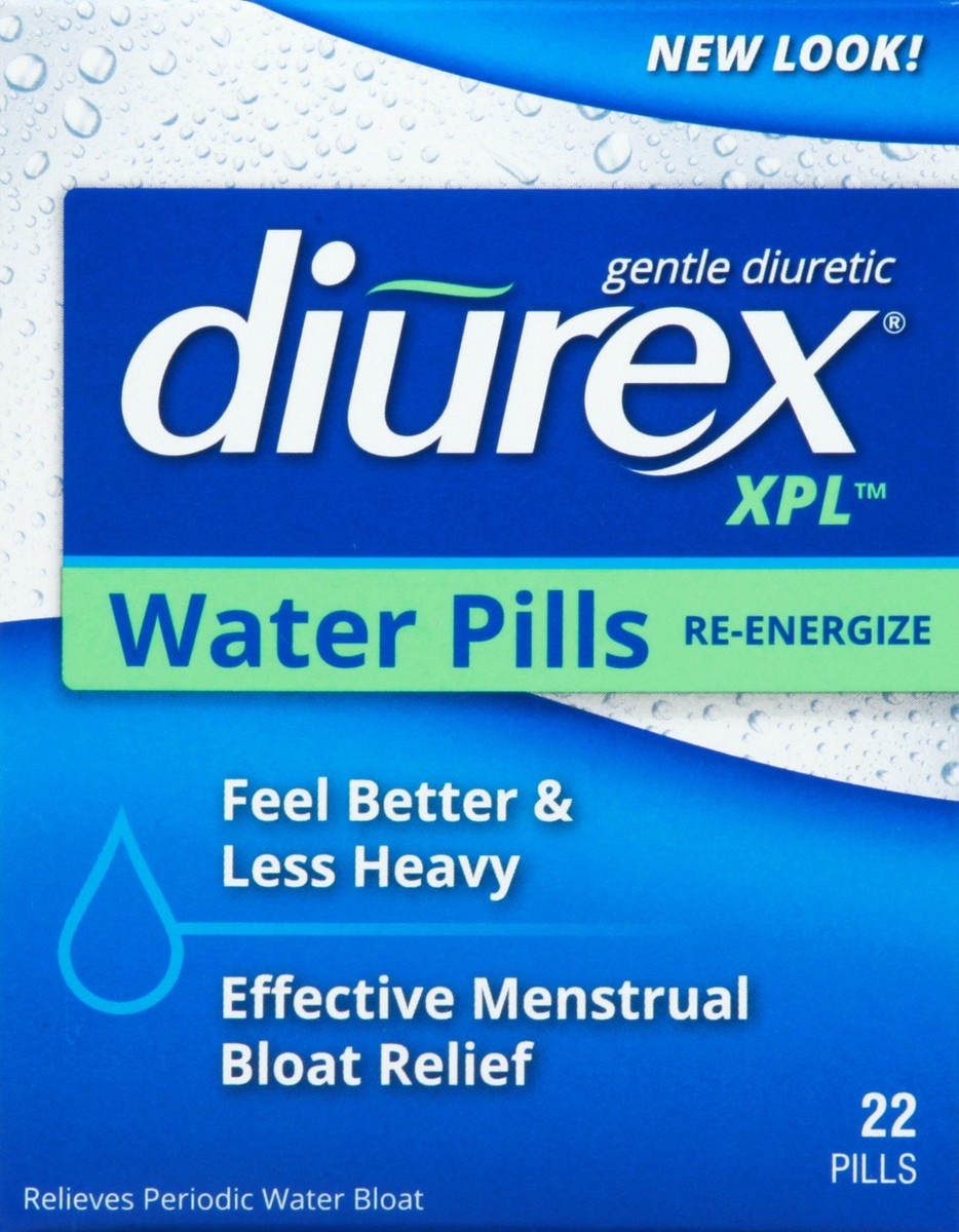 slide 1 of 12, Diurex Water Pills, 22 ct