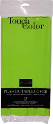 Touch of Color Fresh Lime Plastic Tablecover - 1 ea