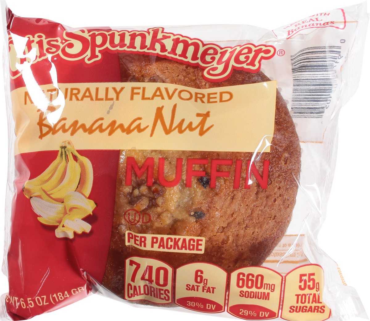 slide 7 of 9, Otis Spunkmeyer Banana Nut Muffin 6.5 oz, 6.5 oz