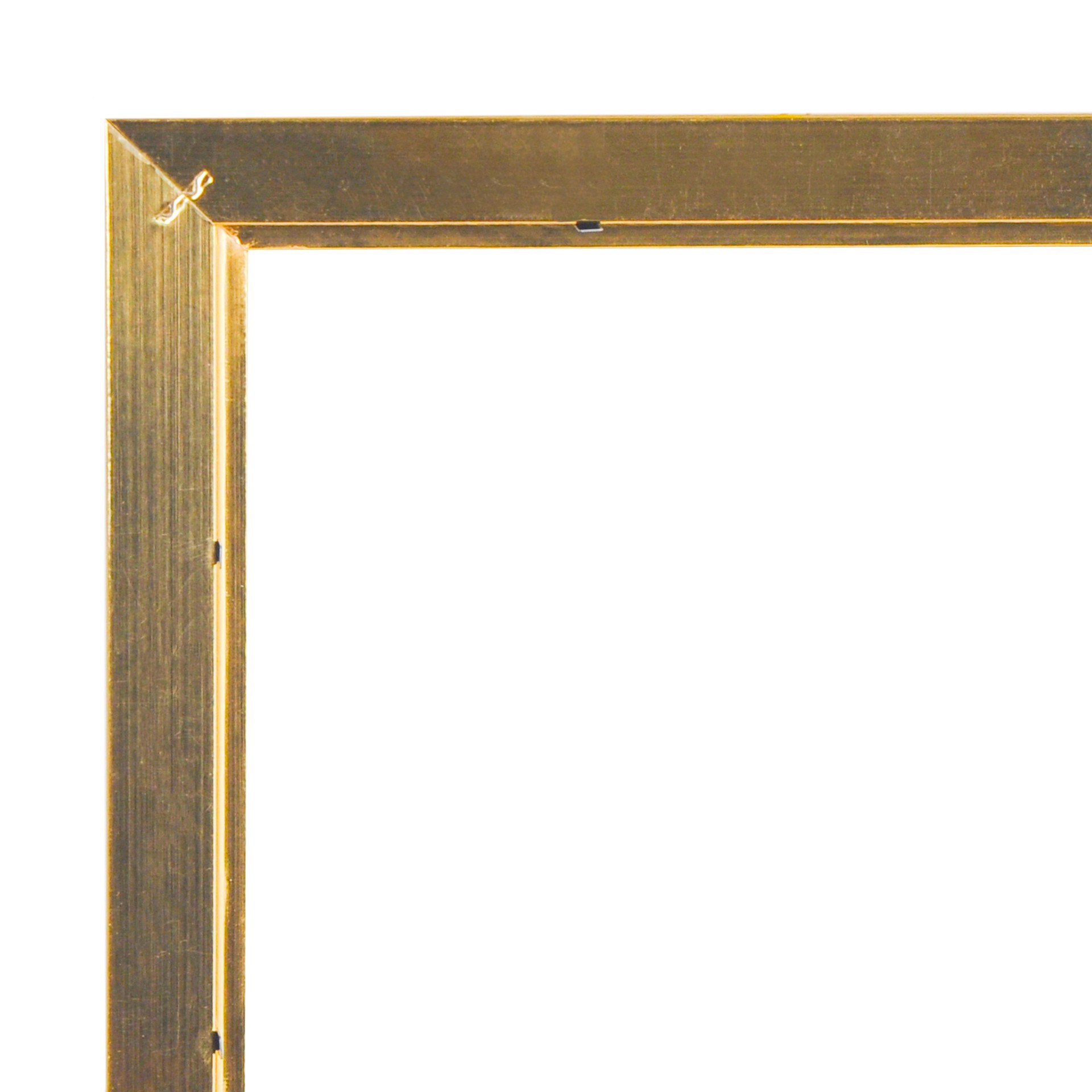 slide 6 of 7, Gold Metallic Belmont Frame With Mat By Studio Decor, 8 in x 10 in mat