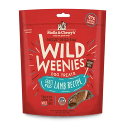 Stella & Chewy's Freeze-Dried Raw Wild Weenies Grass-Fed Lamb Recipe Dog Treats, 3.25 oz