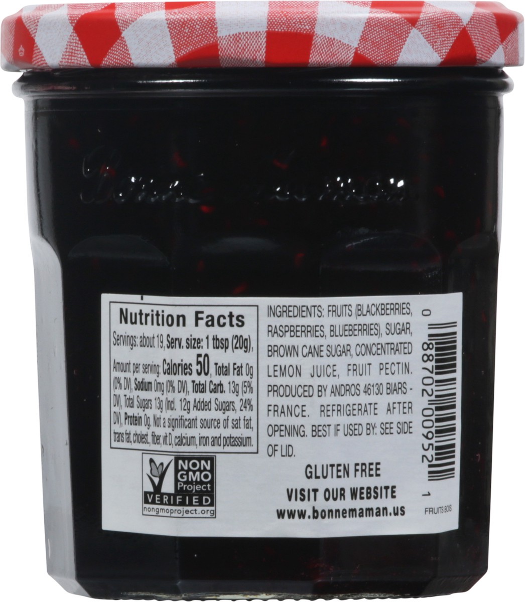 slide 8 of 9, Bonne Maman Mixed Berry Preserves, 13 oz