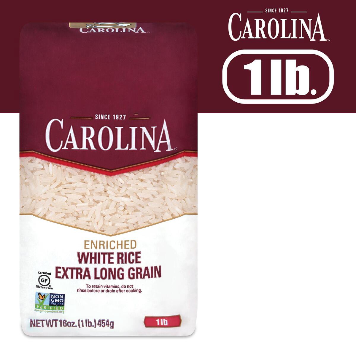 slide 1 of 5, Carolina White Rice, 16 oz