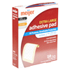 slide 2 of 29, Meijer Large Plastic Adhesive 3" Pad, 10 ct