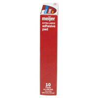 slide 23 of 29, Meijer Large Plastic Adhesive 3" Pad, 10 ct