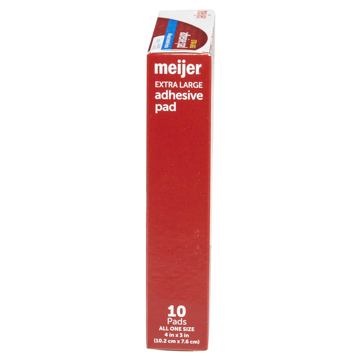 slide 25 of 29, Meijer Large Plastic Adhesive 3" Pad, 10 ct