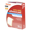 slide 6 of 29, Meijer Large Plastic Adhesive 3" Pad, 10 ct