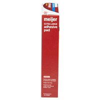 slide 11 of 29, Meijer Large Plastic Adhesive 3" Pad, 10 ct