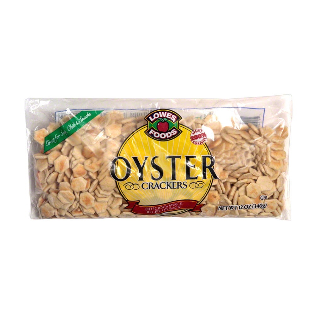 slide 1 of 1, Lowes Foods Crackers Oyster, 9 oz