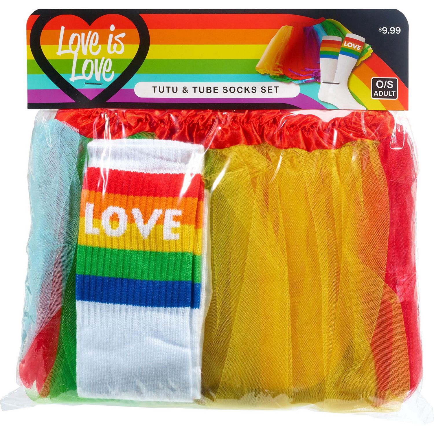 slide 1 of 1, ABG ACCESSORIES- OA Tutu With Tube Sock Set, 1 ct