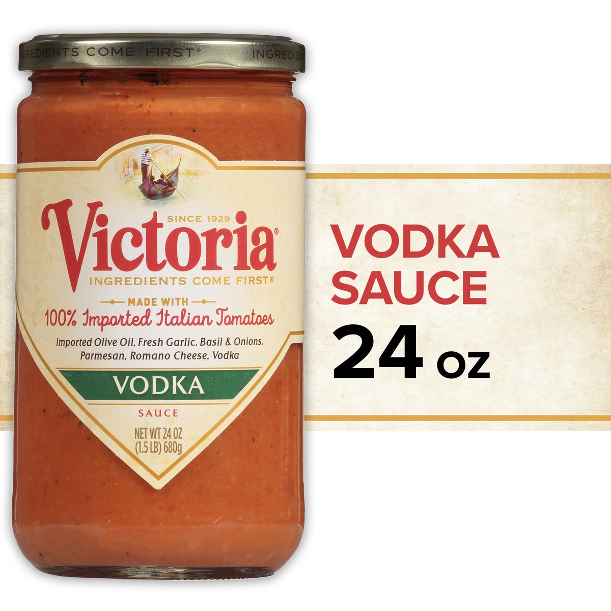 slide 1 of 12, Victoria Sauce, 24 oz