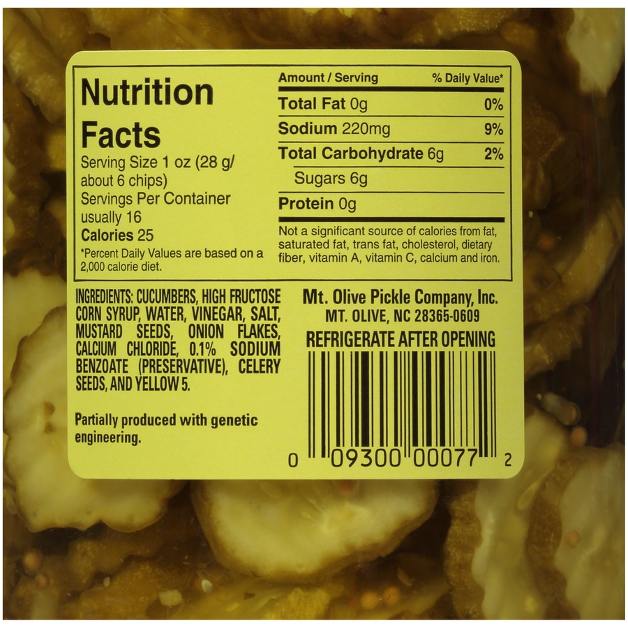 Mt. Olive OldFashioned Sweet Bread & Butter Pickle Chips 24 oz Shipt