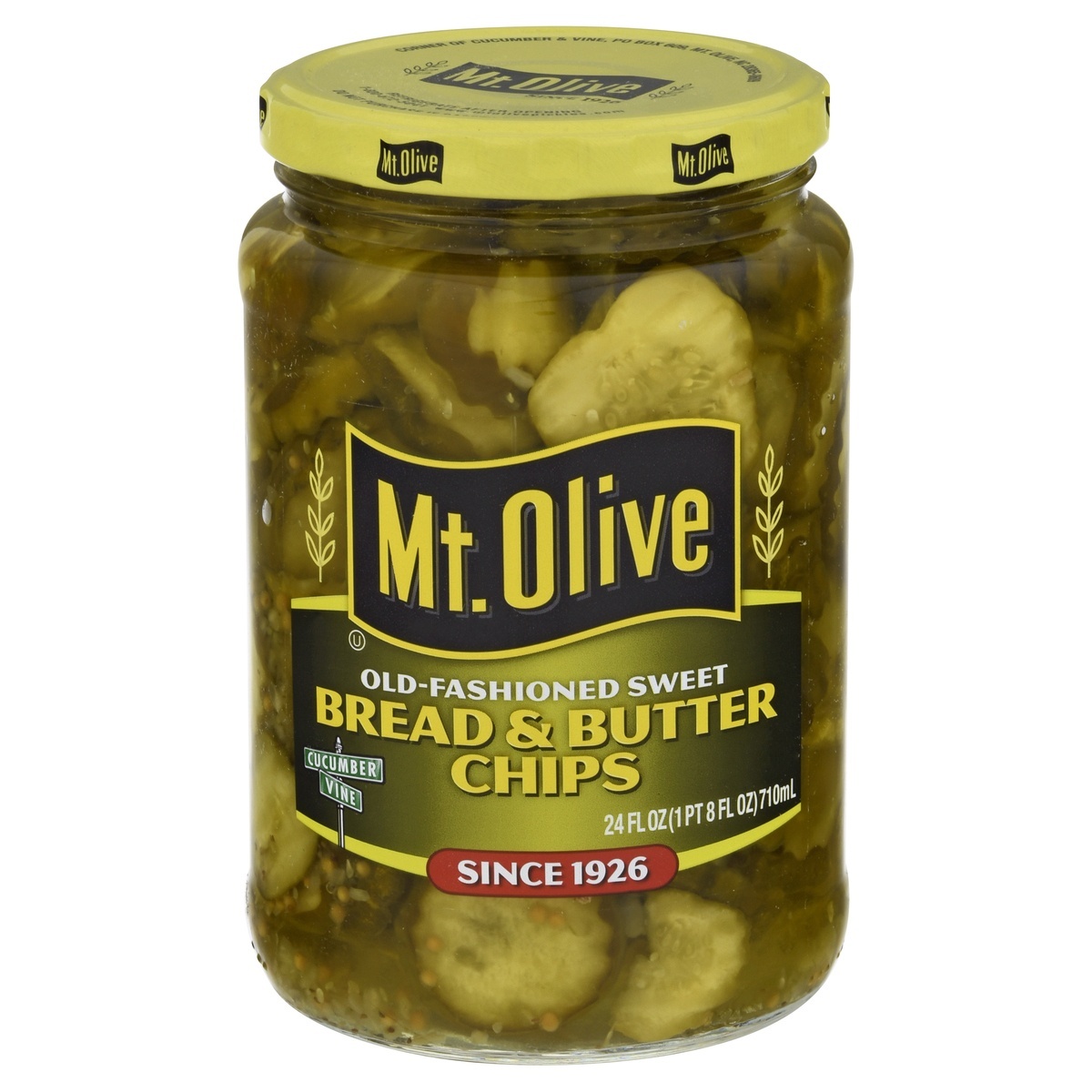 slide 1 of 6, Mt. Olive Old-Fashioned Sweet Bread & Butter Pickle Chips - 24oz, 