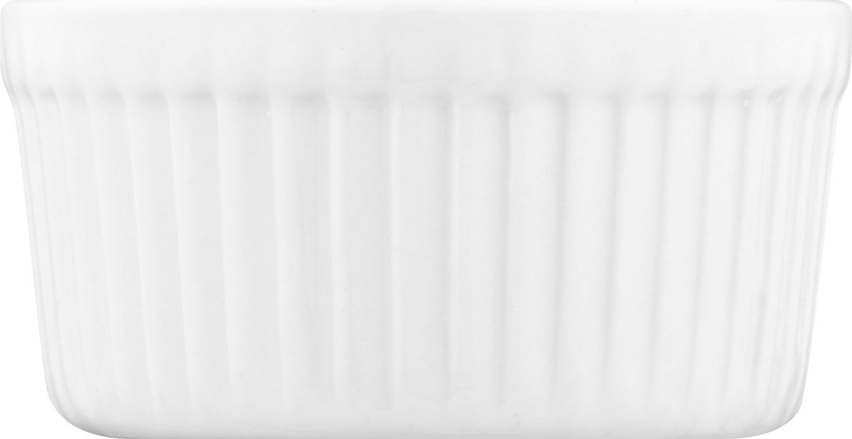 slide 8 of 11, BIA Cordon Bleu White Stoneware Individual Fluted Ramekin Dish, 1 ct