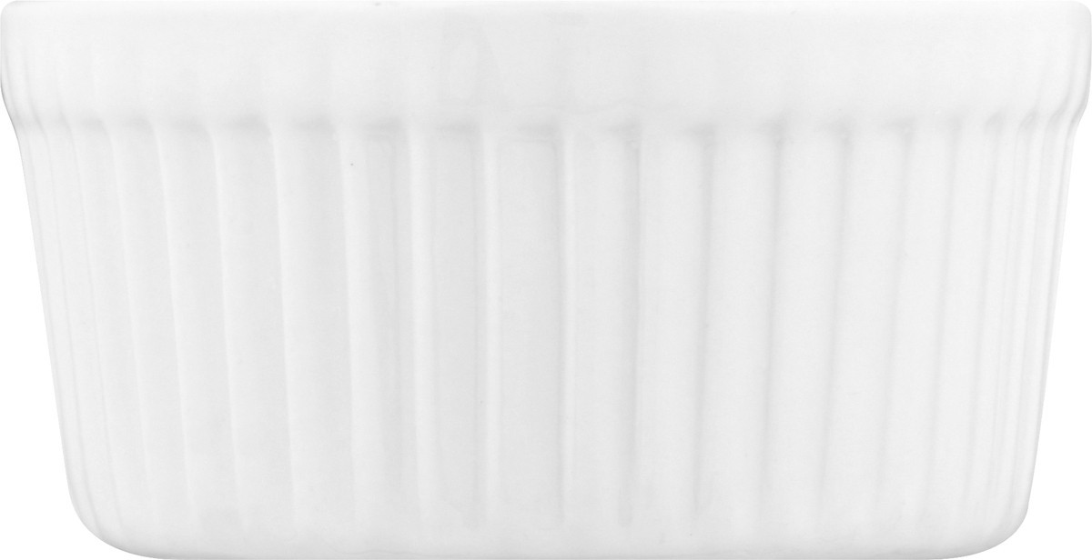 slide 7 of 11, BIA Cordon Bleu White Stoneware Individual Fluted Ramekin Dish, 1 ct