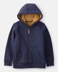 Carter's Boys Long-Sleeve Hooded Zip-Up Jacket - Navy Navy 10