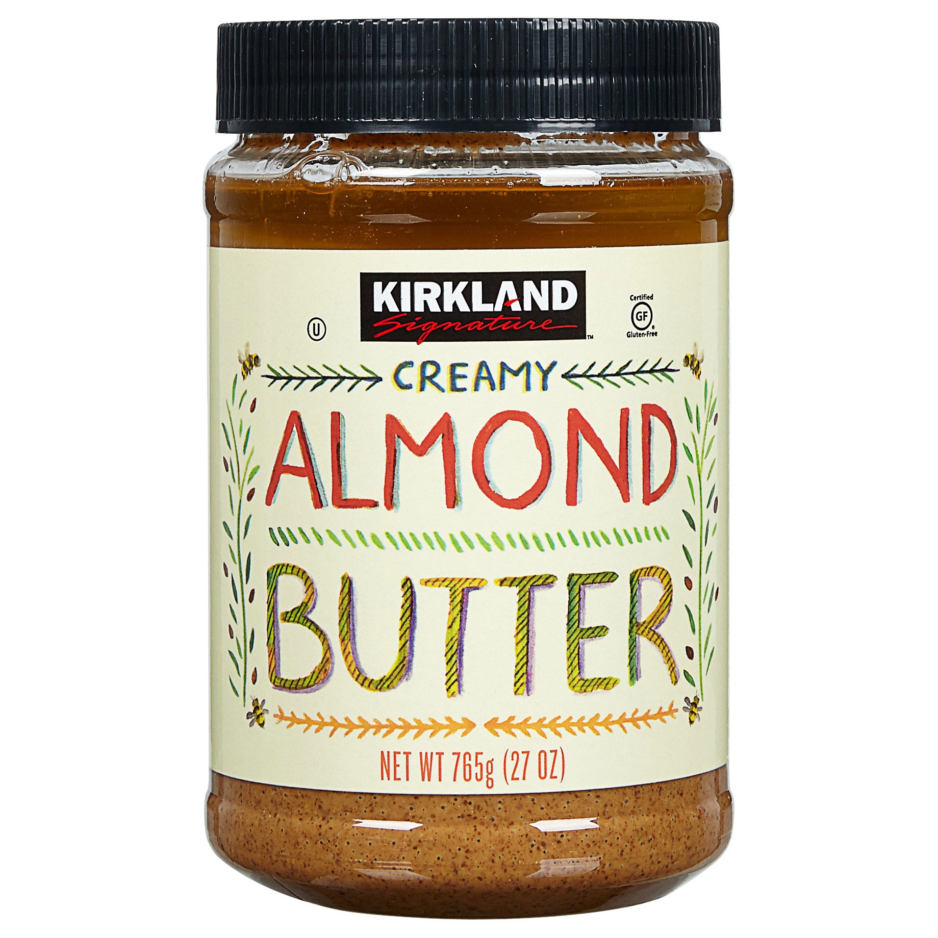 slide 1 of 2, Kirkland Signature Almond Butter, 26 oz