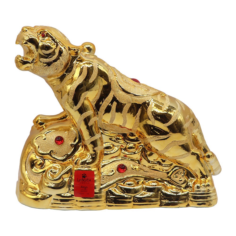 slide 1 of 1, La Bestia Tequila - Anejo Tiger, 1.75 liter