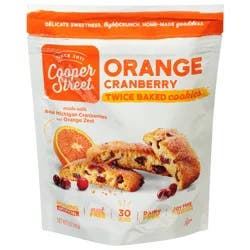 Cooper Street Cookies Twice Baked Orange Cranberry Mini Cookies 5 oz