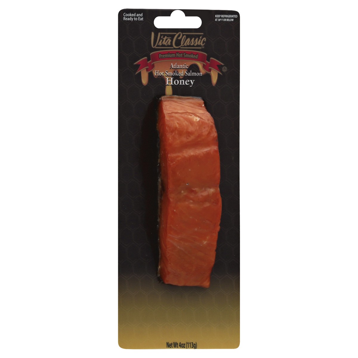slide 12 of 12, Vita Honey Hot Smoked Atlantic Salmon, 4 oz
