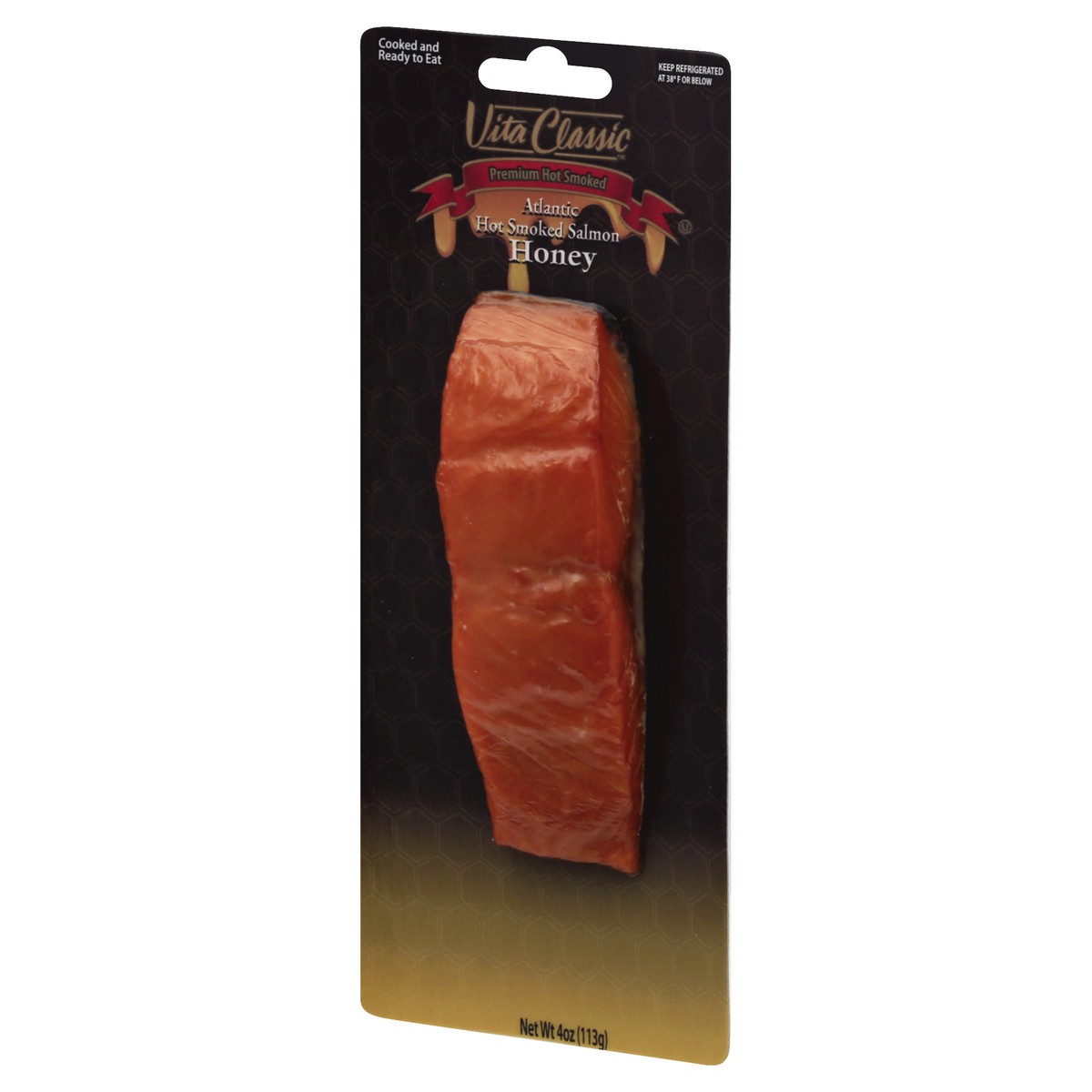 slide 8 of 12, Vita Honey Hot Smoked Atlantic Salmon, 4 oz