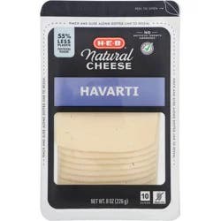 H-E-B Havarti Thin Sliced Cheese