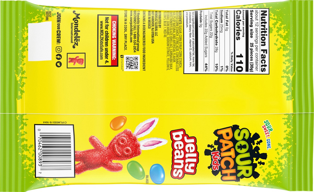 slide 7 of 15, SOUR PATCH KIDS Jelly Beans, Easter Candy, 13 oz, 13 oz