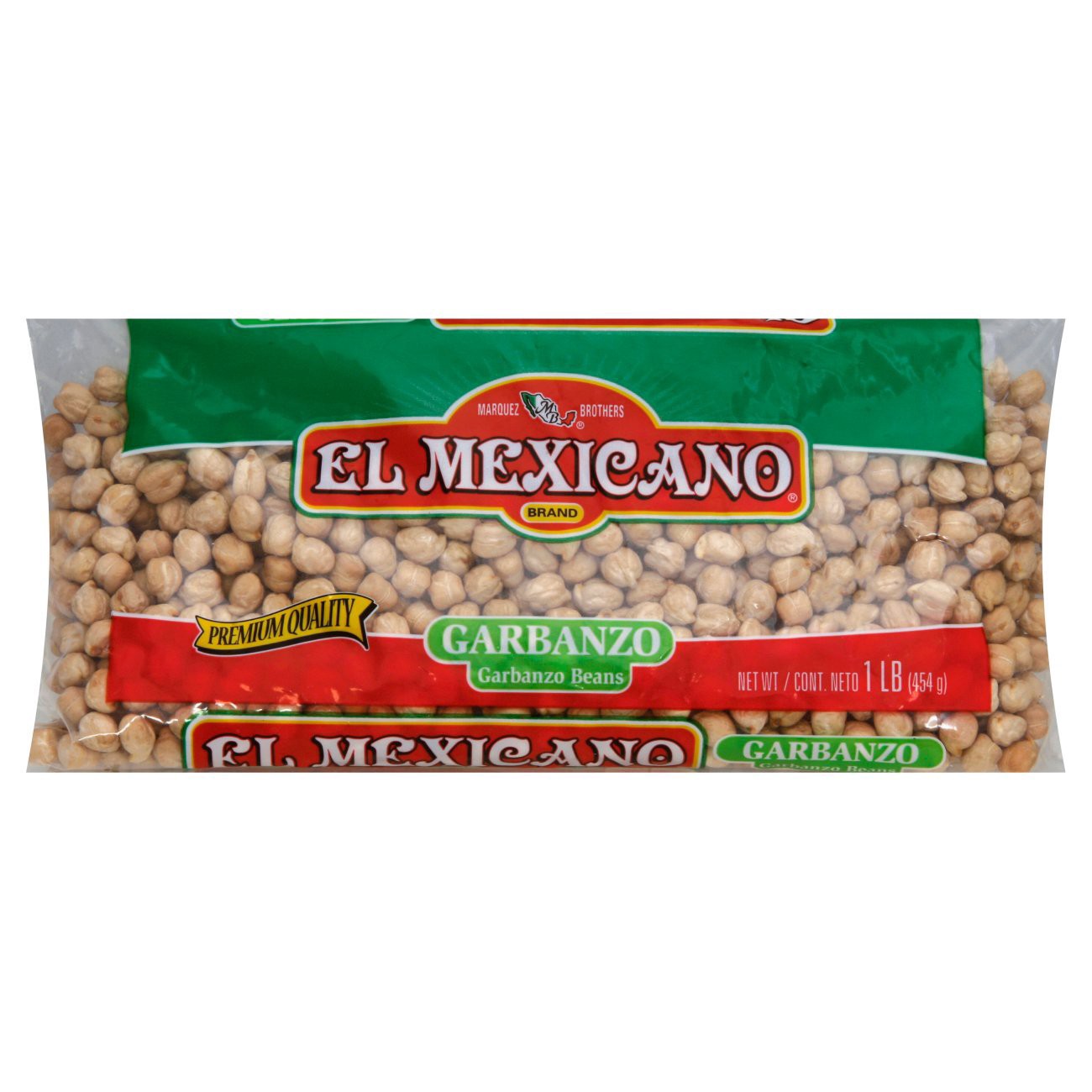 slide 1 of 1, El Mexicano Garbanzo Beans Bag, 16 oz