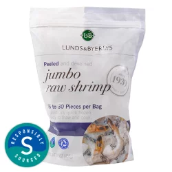 L&B Jumbo Peeled & Deveined Raw Shrimp Tail On