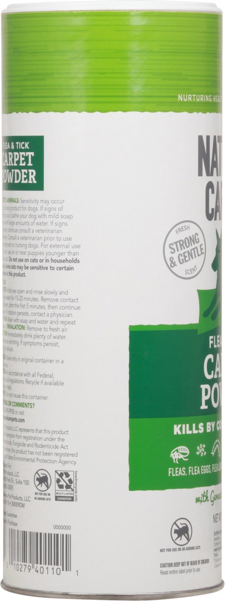 slide 8 of 9, Natural Care + Flea and Tick Carpet Powder, 8.1 oz