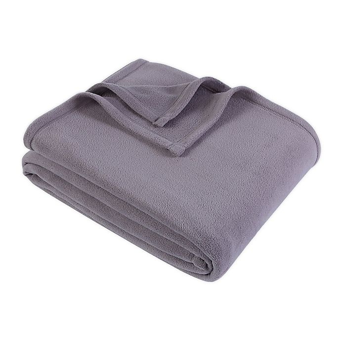 slide 1 of 1, Berkshire Blanket Original Microfleece King Blanket - Smoke, 1 ct