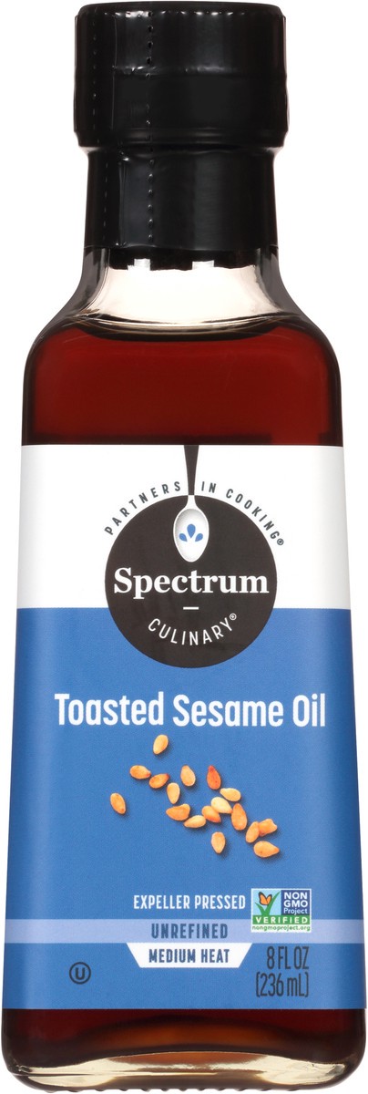 slide 9 of 11, Spectrum Culinary Toasted Sesame Oil 8 fl. oz. Bottle, 8 fl oz