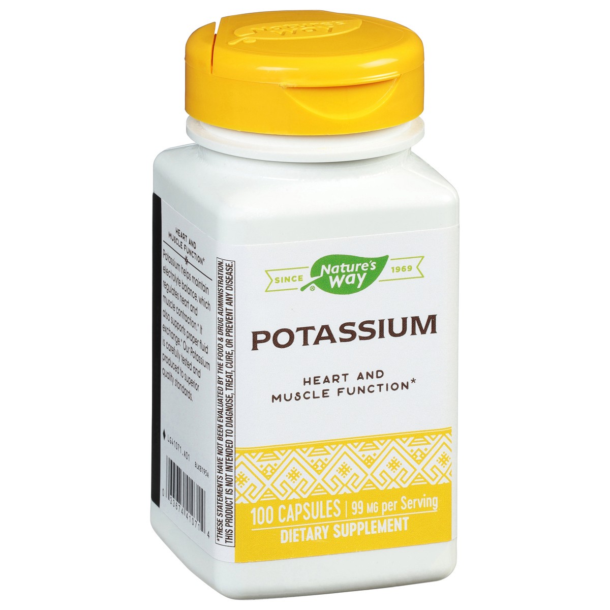 slide 7 of 9, Nature's Way 99 mg Potassium 100 Capsules, 100 ct