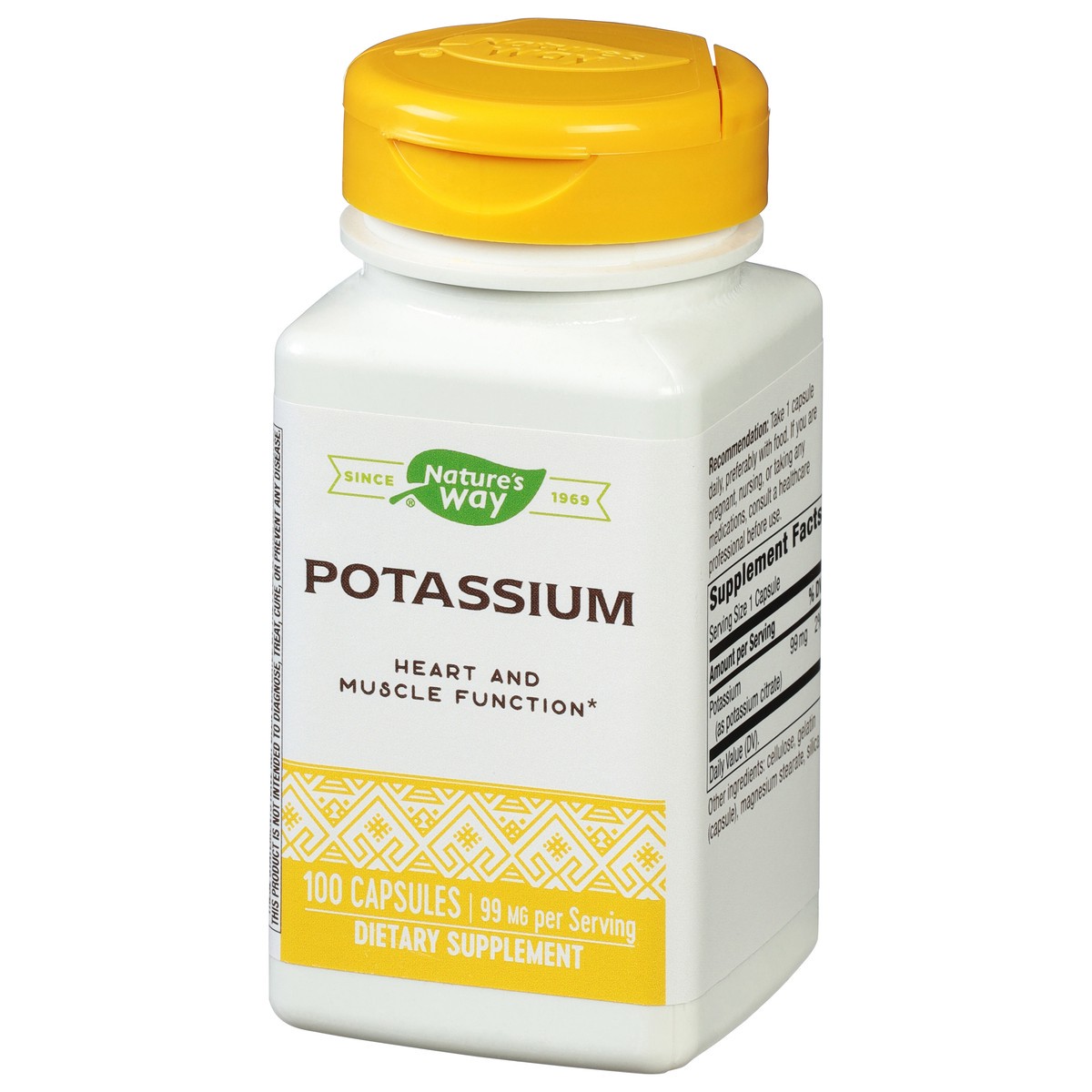 slide 5 of 9, Nature's Way 99 mg Potassium 100 Capsules, 100 ct