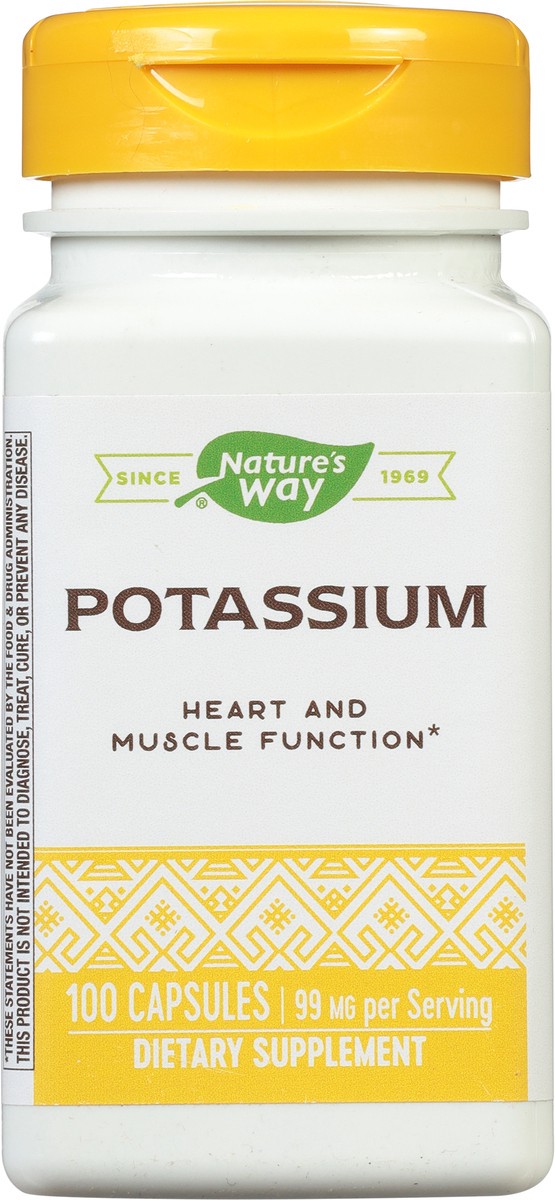 slide 9 of 9, Nature's Way 99 mg Potassium 100 Capsules, 100 ct