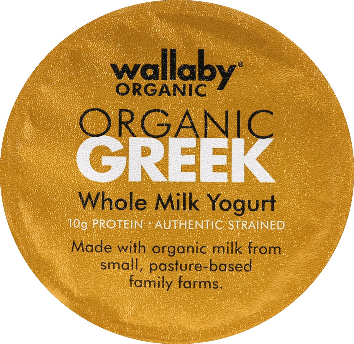 slide 2 of 3, Wallaby Organic Aussie Greek Cherry Whole Milk Yogurt, 5.3 oz
