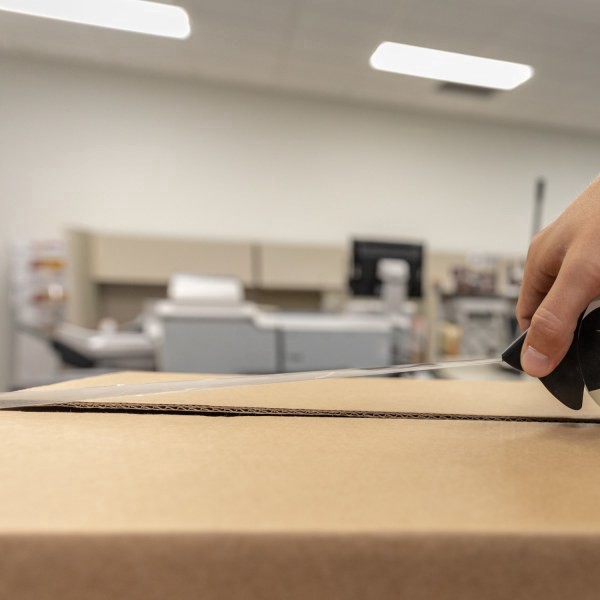 slide 5 of 8, Duck Max Strength® Packing Tape With Refillable Dispenser, 1-15/16"" x 25 Yd., Clear, 1 ct