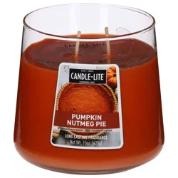 Candle-Lite Pumpkin Nutmeg Pie Candle 1 ea