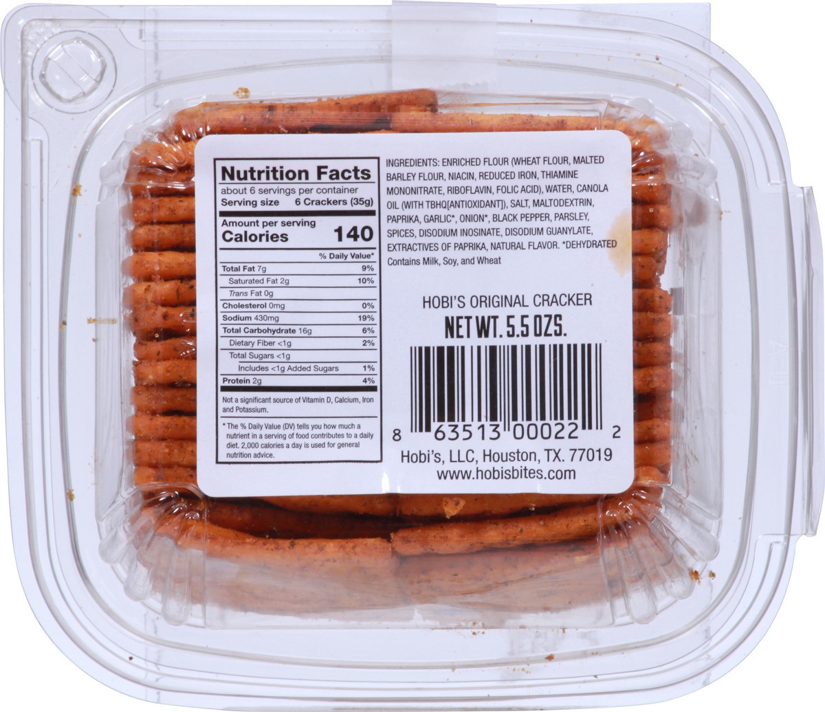 slide 6 of 9, Hobi's Bites Original Hot Original Cracker 5.5 oz, 5.5 oz