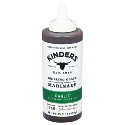Kinder's Garlic with Brown Sugar & Soy Grilling Glaze & Marinade 15.5 oz