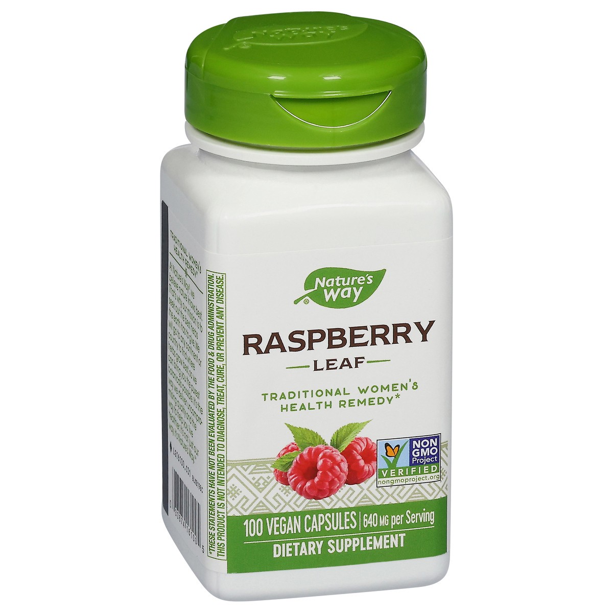 slide 11 of 12, Nature's Way 640 mg Raspberry Leaf 100 Vegan Capsules, 100 ct