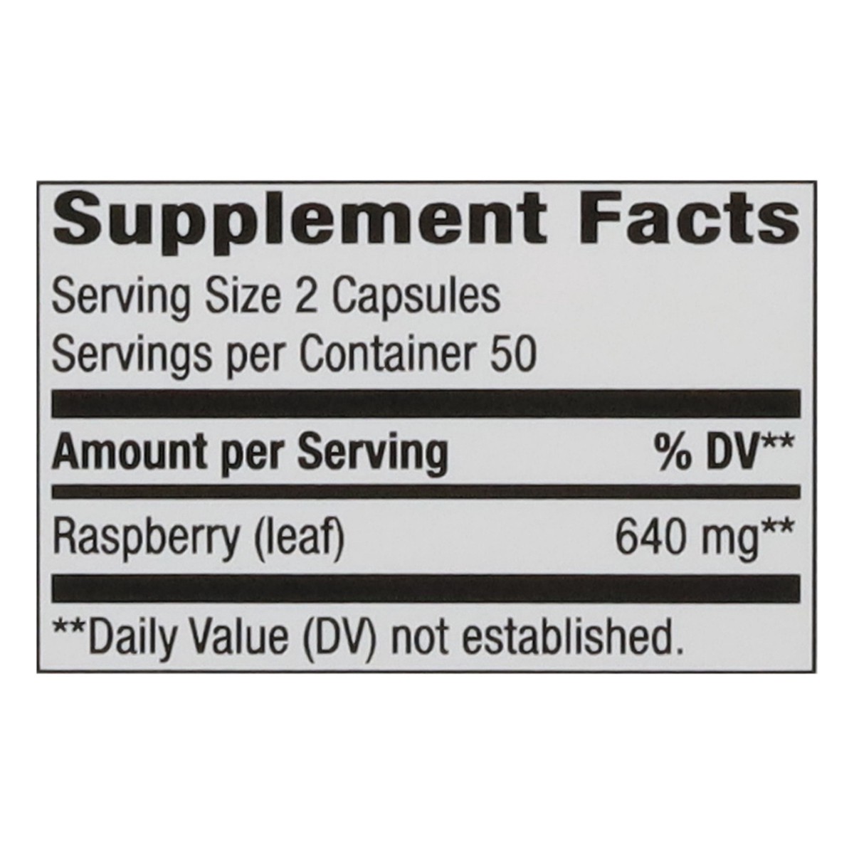 slide 10 of 12, Nature's Way 640 mg Raspberry Leaf 100 Vegan Capsules, 100 ct