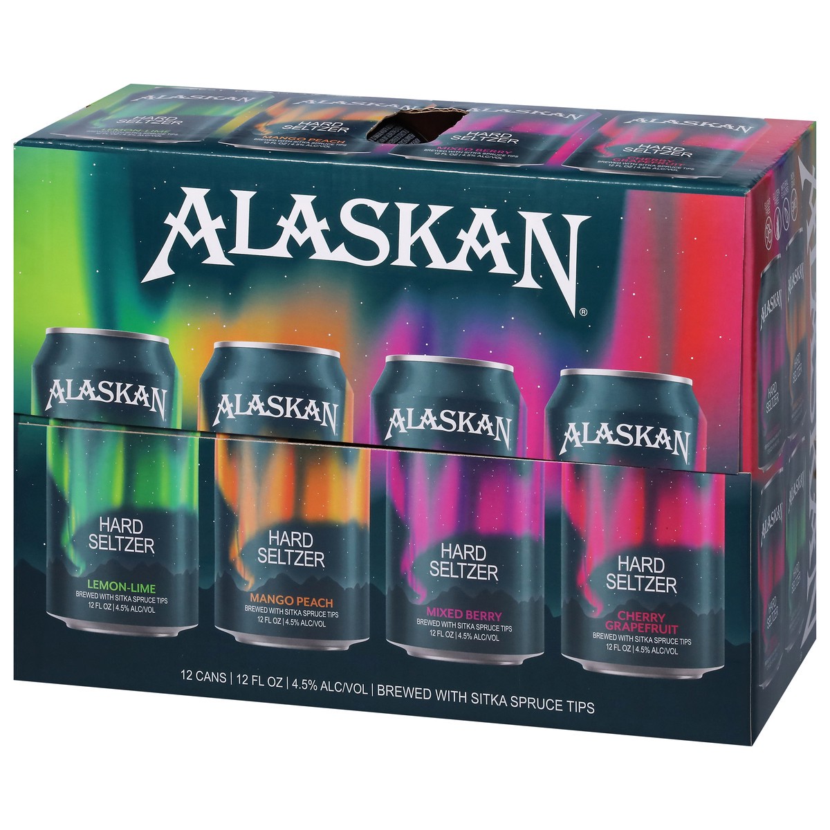 slide 7 of 9, Alaskan Variety Pack Hard Seltzr 12Pk Cans, 12 ct; 12 oz