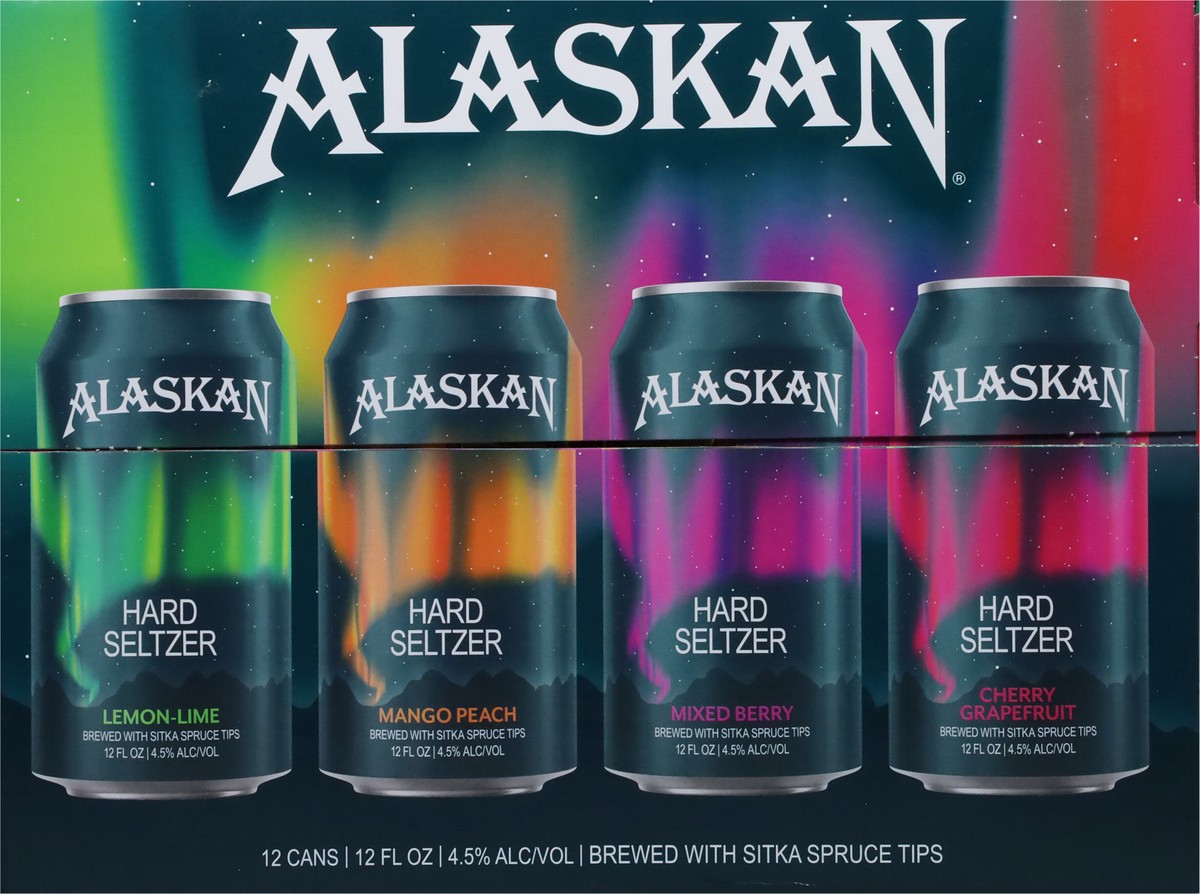 slide 8 of 9, Alaskan Variety Pack Hard Seltzr 12Pk Cans, 12 ct; 12 oz