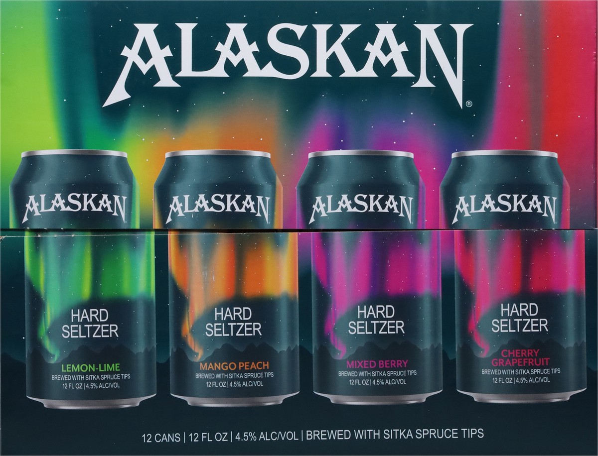 slide 3 of 9, Alaskan Variety Pack Hard Seltzr 12Pk Cans, 12 ct; 12 oz