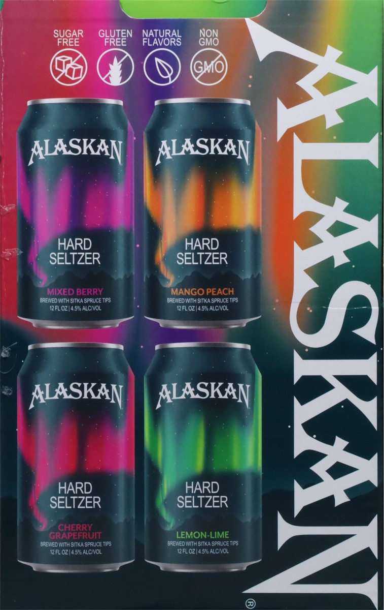 slide 6 of 9, Alaskan Variety Pack Hard Seltzr 12Pk Cans, 12 ct; 12 oz
