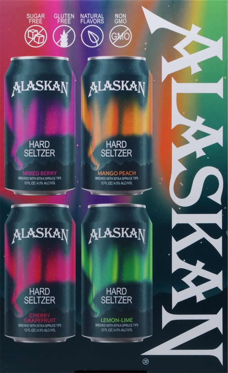 slide 9 of 9, Alaskan Variety Pack Hard Seltzr 12Pk Cans, 12 ct; 12 oz