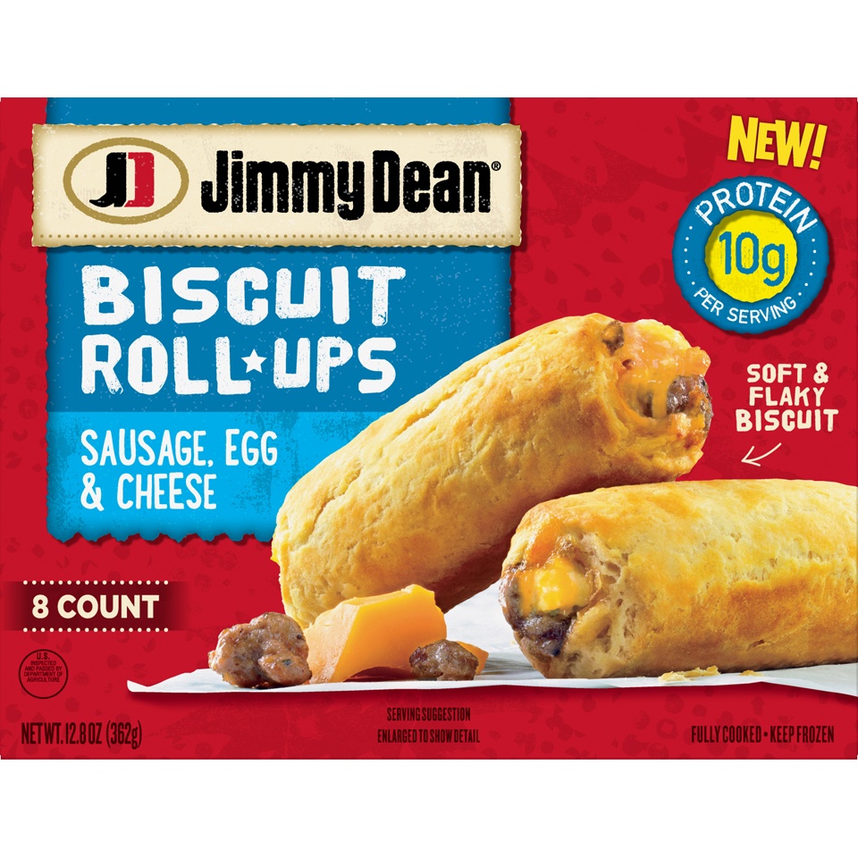 Jimmy Dean Sausage Egg & Cheese Biscuit RollUps 12.8 oz Shipt